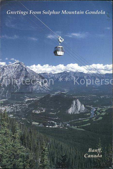 Banff Canada Sulphur Mountain Gondola