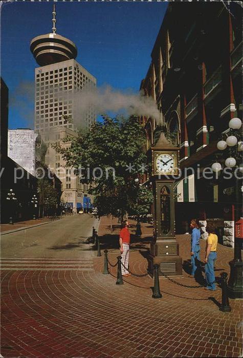 Vancouver British Columbia The Gastown Steam Clock