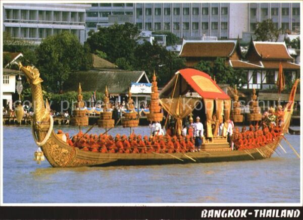 Bangkok The Royal Barge Suphannahong is held in