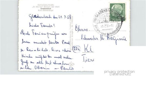 Gladenbach Kath Kirche St Marien Königin der Welt – Bild 2