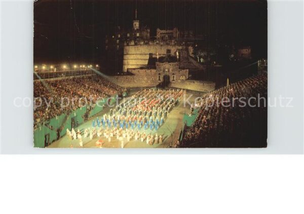 Edinburgh Scotland Floodlit Military Tattoo at the Castle