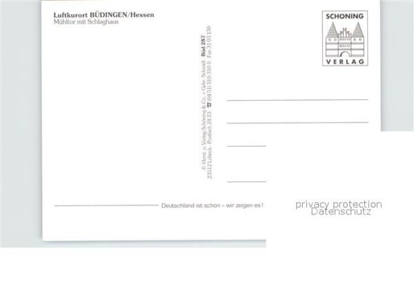 Buedingen Hessen Mühltor mit Schlaghaus – Bild 2