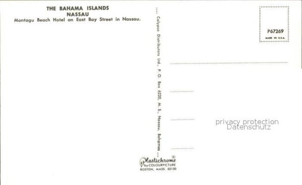 Nassau Bahamas Montagu Beach Hotel and East Bay Street – Bild 2