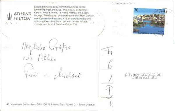 Athens Athen Hilton Hotel – Bild 2