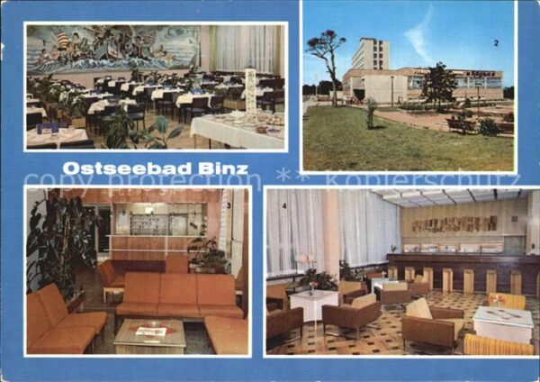 Binz Ruegen FDGB Urlauberrestaurant Rügen FDGB Erho