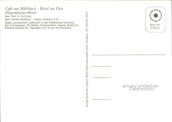 Waischenfeld Cafe am Mühlbach Hotel zur Post Fliegen – Bild 2