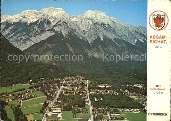 Eichat mit Bettelwurf Karwendelgebirge Flieger