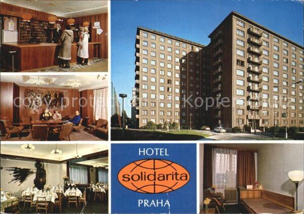 Praha Prahy Prague Prazske restaurace Botely Hotel Solidar