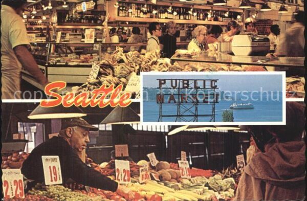 Seattle Seattles Pike Place Market farmers mark