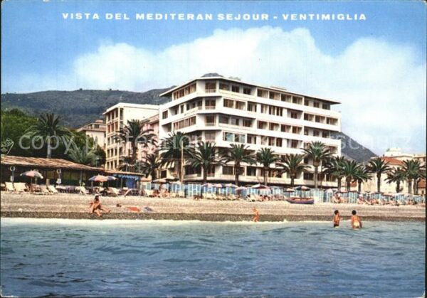Ventimiglia Liguria Vista del Mediteran Sejour Passeggiata