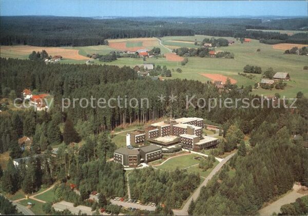 Koenigsfeld Schwarzwald Albert Schweitzer Klinik Fliegeraufnahm