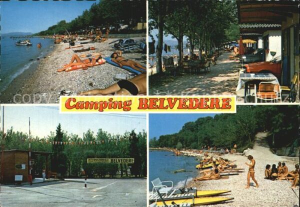 Lazise Lago di Garda Camping Belvedere Strand Gardasee