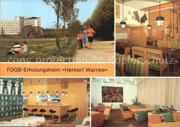 Klink Waren FDGB Erholungsheim Herbert Warnke Jäger