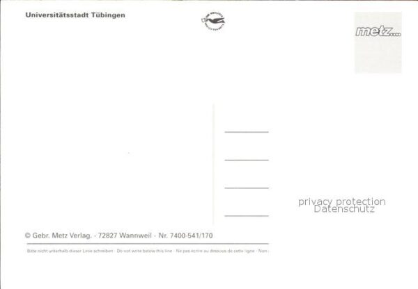 Tuebingen Teilansichten Universitätsstadt Geschic – Bild 2