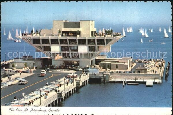 St Petersburg Florida The Pier aerial view