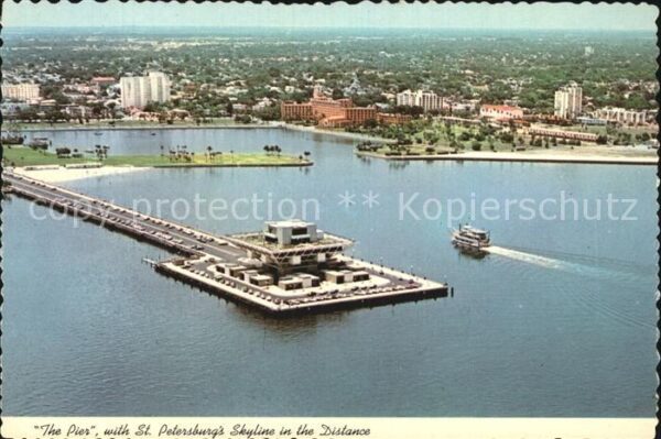 St Petersburg Florida The Pier with Skyline in the distance a