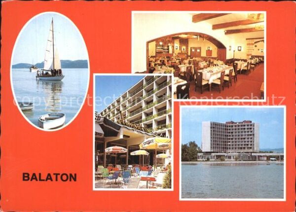 Balaton Plattensee Hotel Restaurant am See Segeln