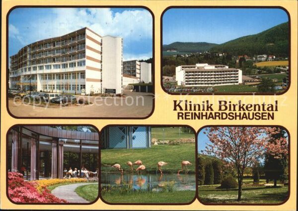 Reinhardshausen Klinik Birkental Park Tiergehege Flamin