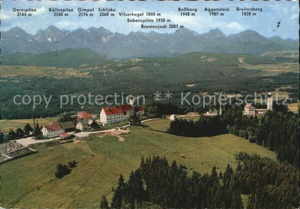 Hohenpeissenberg Wallfahrtskirche Aussichtsturm Alpenpan