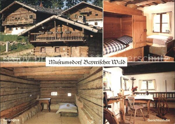 Tittling Museumsdorf Bayerischer Wald Schulhaus