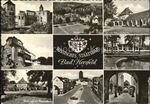 Bad Hersfeld Stiftsruine Marktplatz Wandelhalle Ling