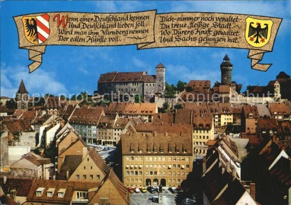 Nuernberg Altstadt Burg Turm Gedicht