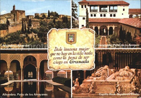 Granada Andalucia Alhambra Alcazaba Generalife Capilla Re