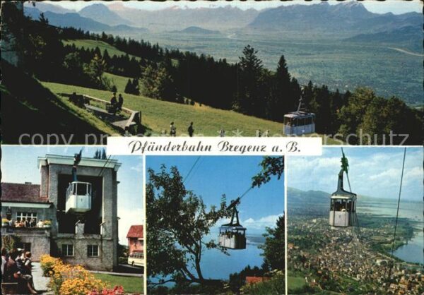 Bregenz Vorarlberg Pfänderbahn Bodensee Alpenpanorama Bran