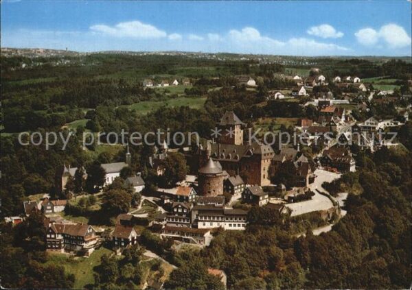 Burg Wupper Schloss Fliegeraufnahme