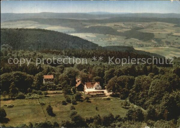 Obersensbach Höhenpension Reussenkreuz Fliegeraufnah