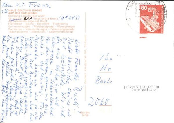 Bad Rothenfelde Haus Deutsch Krone Teutoburger Wald App – Bild 2