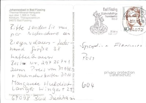 Bad Fuessing Johannesbad Thermal Mineral Heilquelle – Bild 2