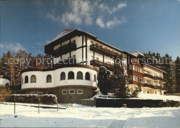 Hallwangen Kurhaus Waldeck im Winter