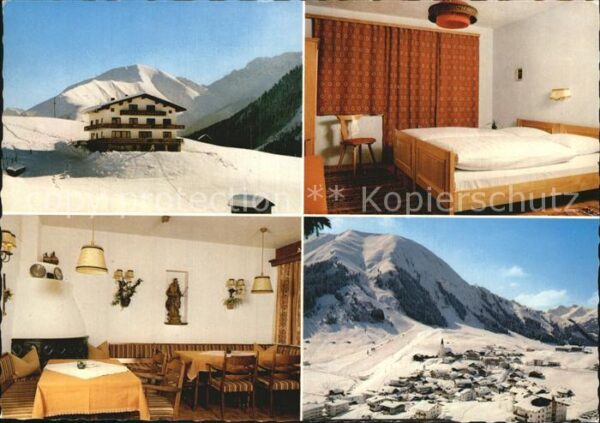 Berwang Tirol Frühstückspension Gschwendhof Winterpan
