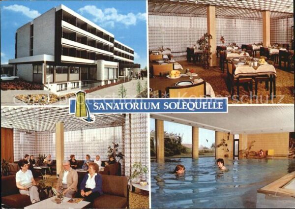 Bad Westernkotten Sanatorium Solequelle Restaurant Hallen