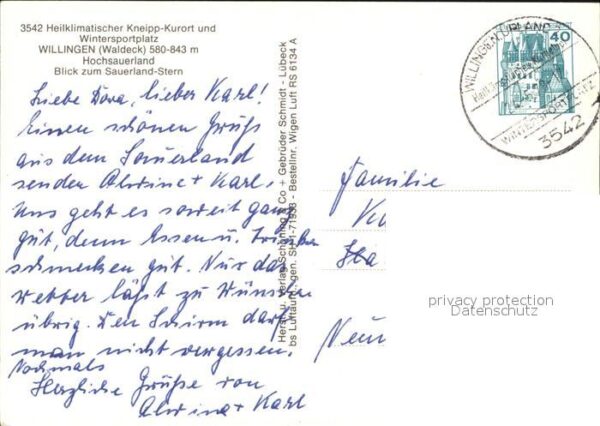 Willingen Sauerland Blick zum Sauerland Stern Heilklimatisc – Bild 2