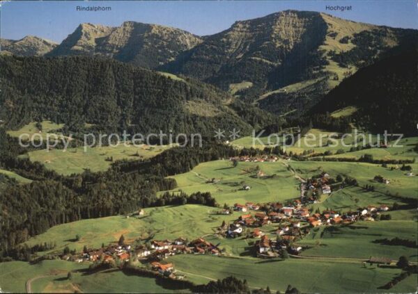 Steibis Allgäuer Alpen Fliegeraufnahme