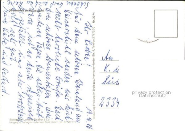 Oberrotweil Fliegeraufnahme – Bild 2