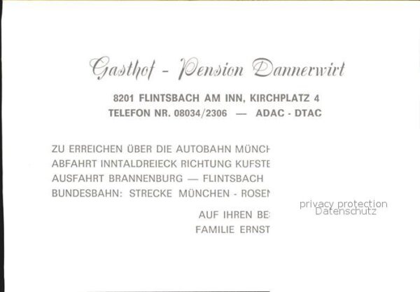 Flintsbach Inn Gasthof Pension Dannerwirt Ortsansicht – Bild 2