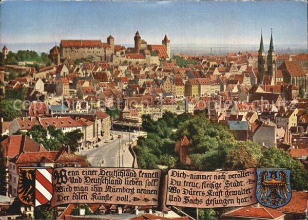 Nuernberg Altstadt Burg Sebalduskirche Wappen