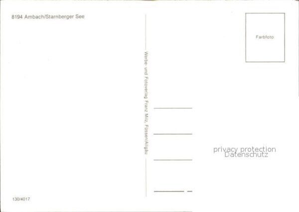 Ambach Starnbergersee Fliegeraufnahme – Bild 2