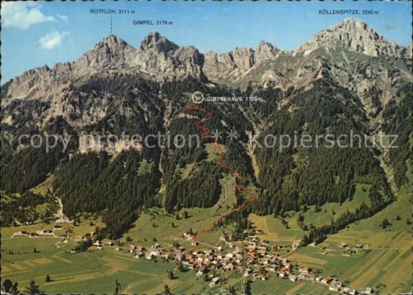 Nesselwaengle Tirol Tourengebiet Gimpelhaus Allgäuer Alpen