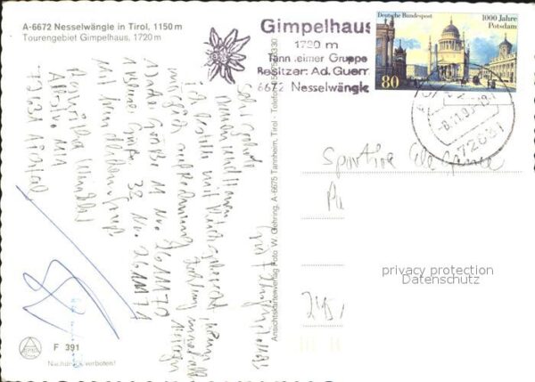 Nesselwaengle Tirol Tourengebiet Gimpelhaus Allgäuer Alpen – Bild 2