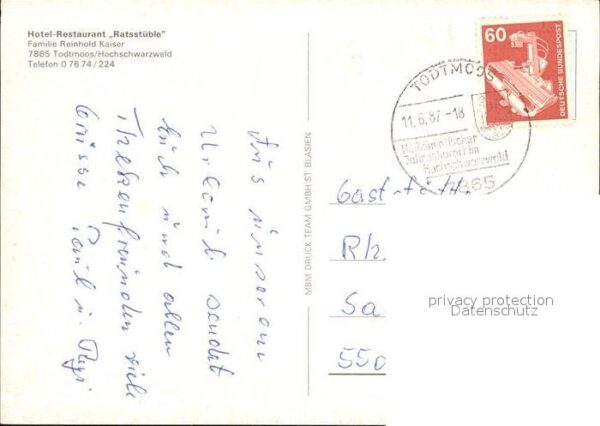 Todtmoos Hotel Restaurant Ratsstüble Schwarzwald – Bild 2