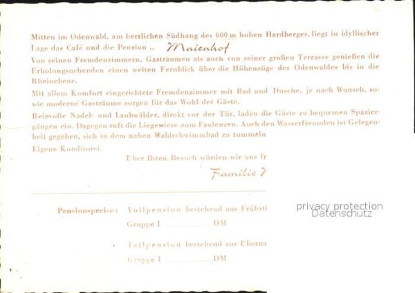 Siedelsbrunn Cafe Pension Maienhof – Bild 2