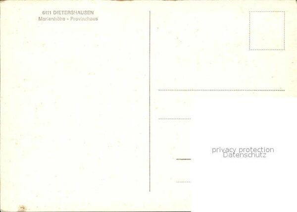 Dietershausen Rhoen Marienhöhe Provinzhaus – Bild 2