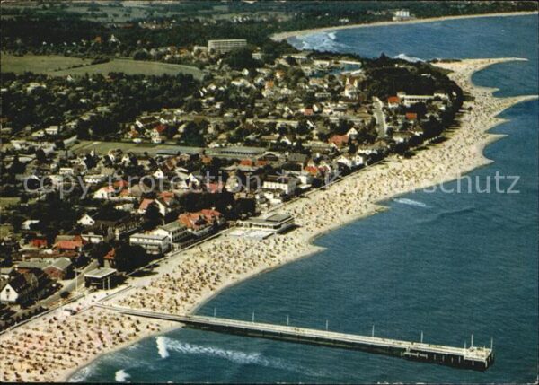 Niendorf Ostseebad Seebrücke Strand Fliegeraufnahme