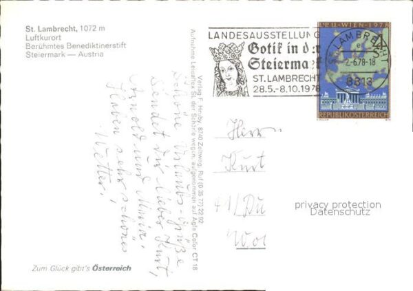 Sankt Lambrecht Steiermark Benediktinerstift Luftkurort – Bild 2