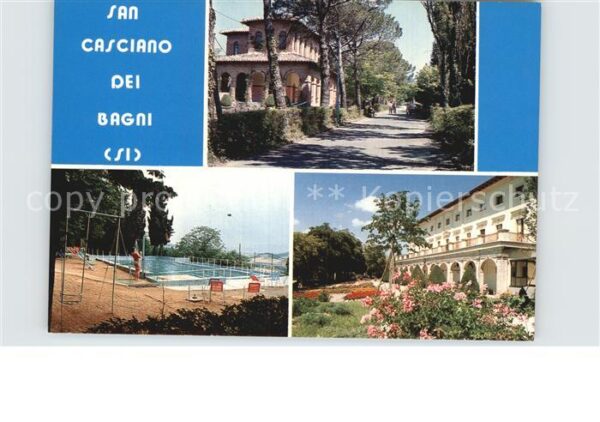 San Casciano dei Bagni Teilansichten Schwimmbad