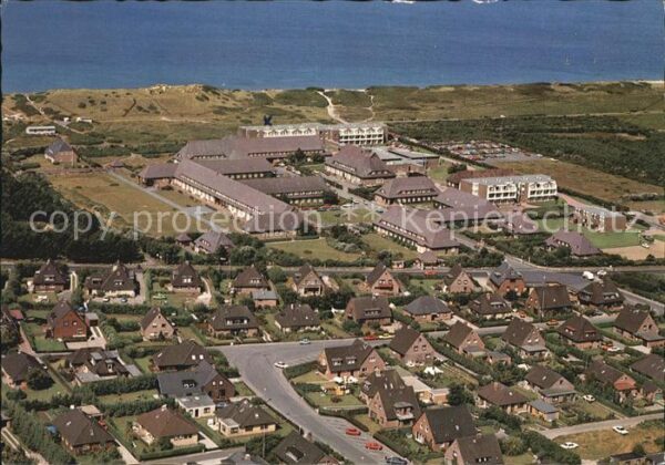 Westerland Sylt Fliegeraufnahme Nordseeklinik und Sanat
